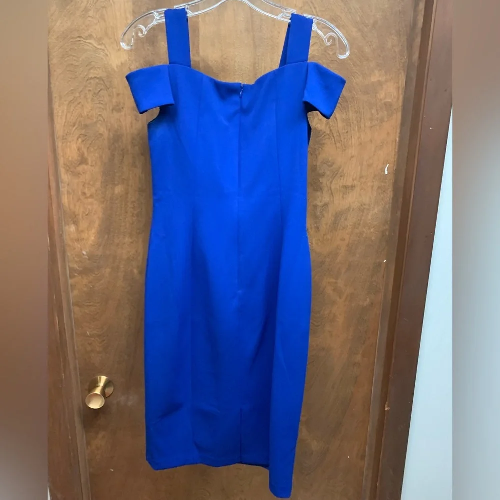 Eliza J blue cocktail dress - size 4 - Picture 7 of 8
